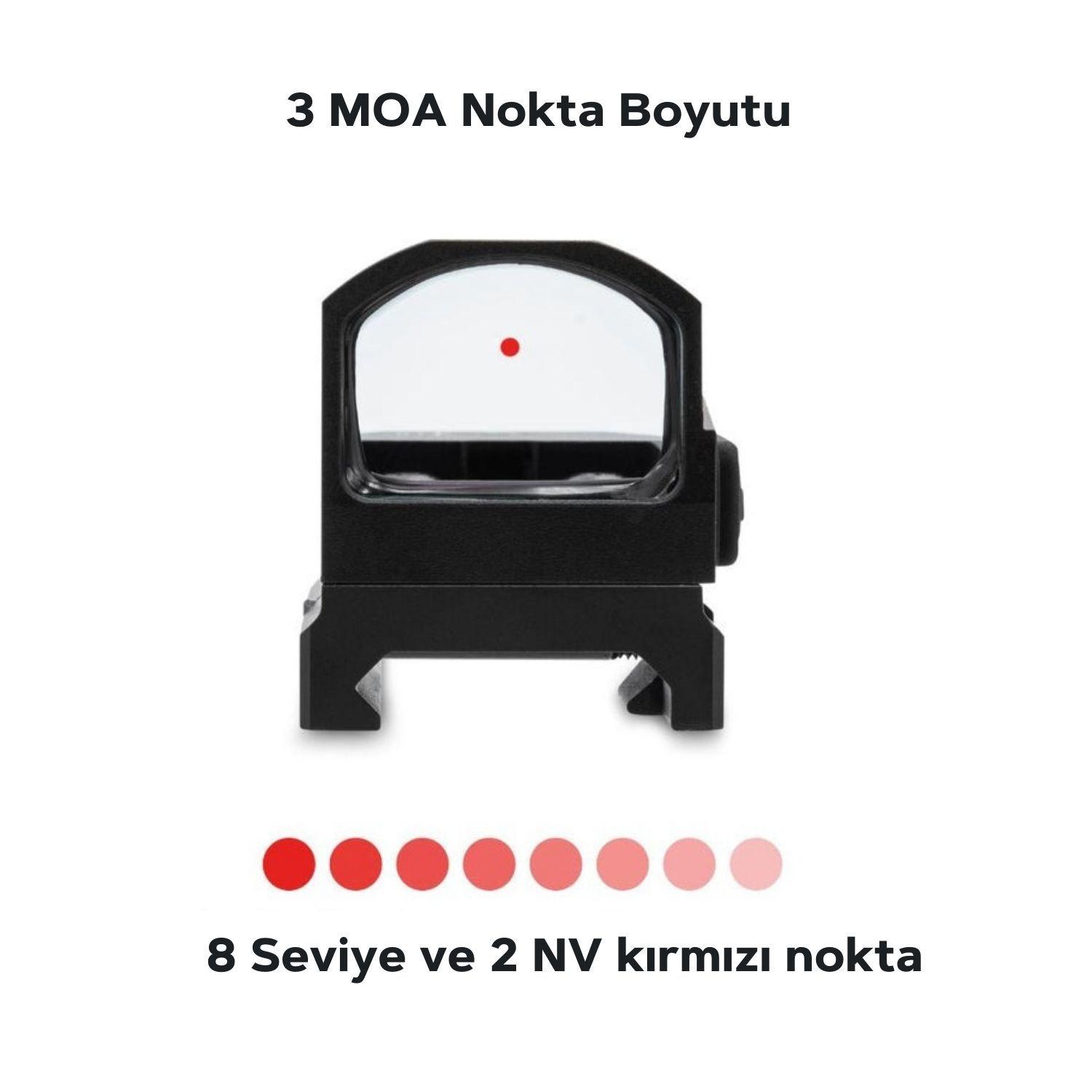 Vector Optics Frenzy 1x17x24 Red Dot Nişangah - Görsel 4