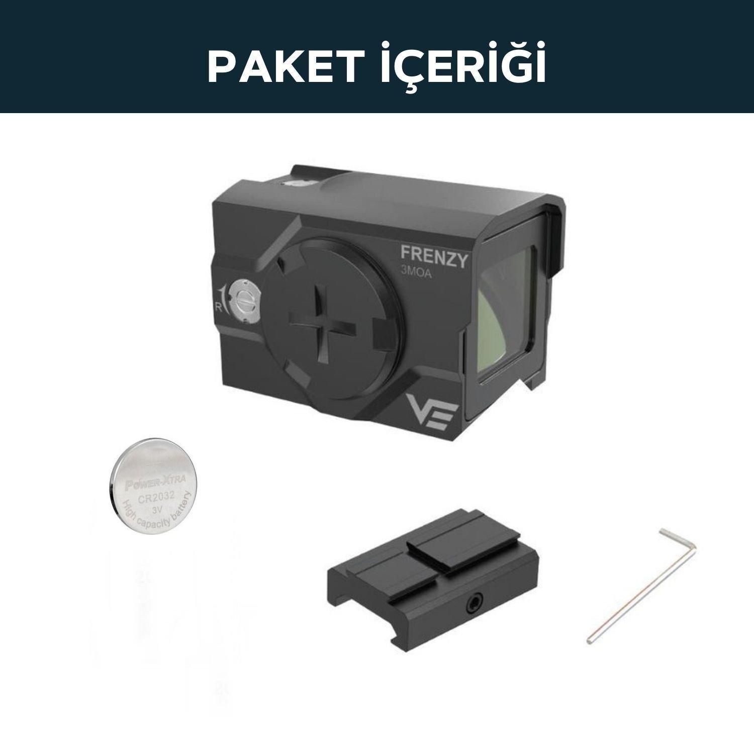 Vector Optics Frenzy Plus 1x18x20 Enclosed Red Dot Nişangah - Görsel 4