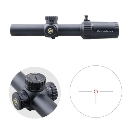 Vector Optics Taurus 1-6x24 FFP Tüfek Dürbünü