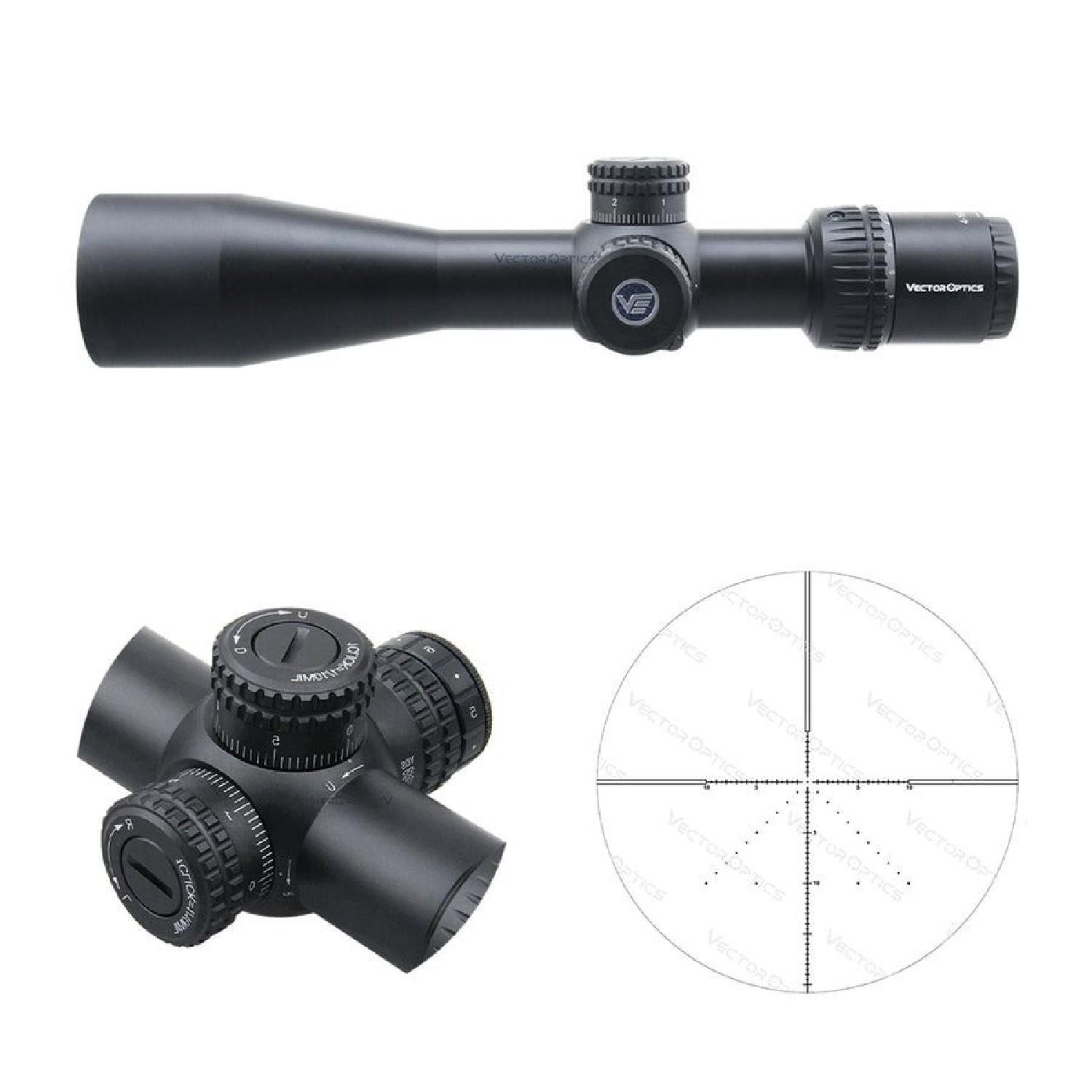 Vector Optics Veyron 4-16x44 IR FFP Tüfek Dürbünü