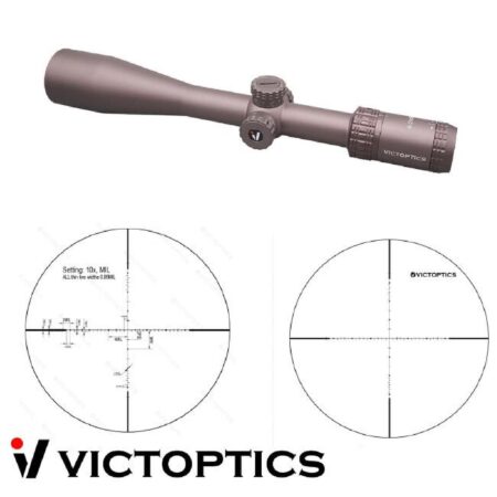 Victoptics S4 6-24X50 SFP Coyote FDE Parallax Tekerli Tüfek Dürbünü