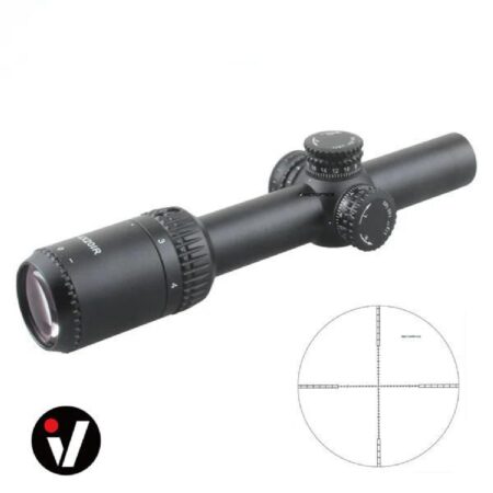 Victoptics X4 1-4x20IR 1" Aydınlatmalı SFP Tüfek Dürbünü