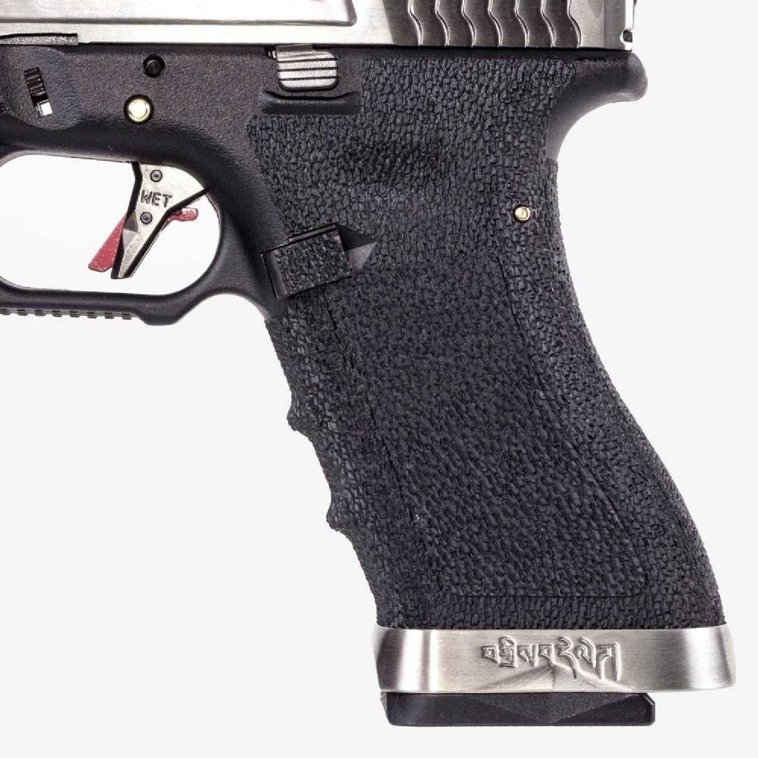 WE Glock G17 T7 Gümüş Kızak & Namlu Siyah Gövde GBB Airsoft Tabanca - Görsel 6