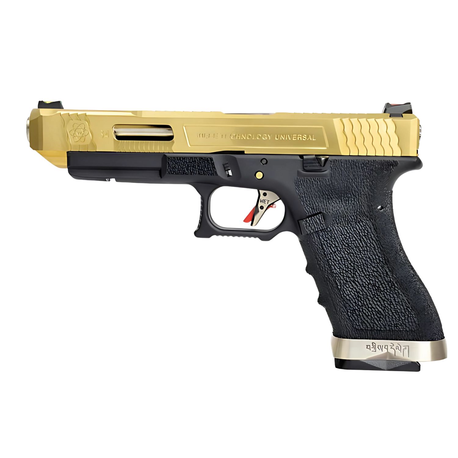 WE Glock G34 Titanium Gold GBB Airsoft Tabanca