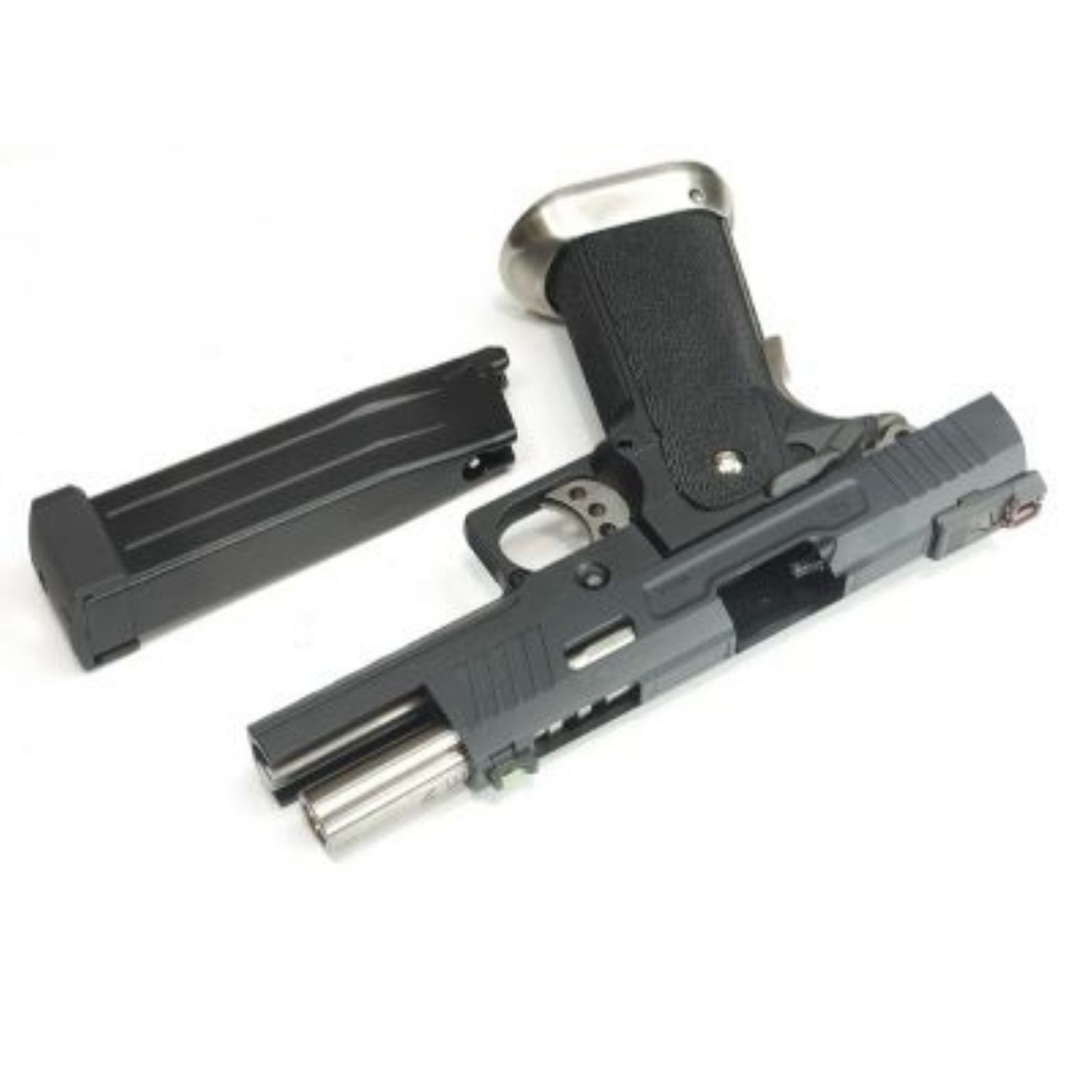 WE Hi-Capa Allosaurus 4.3" Siyah Full Auto GBB Airsoft Tabanca - Görsel 2