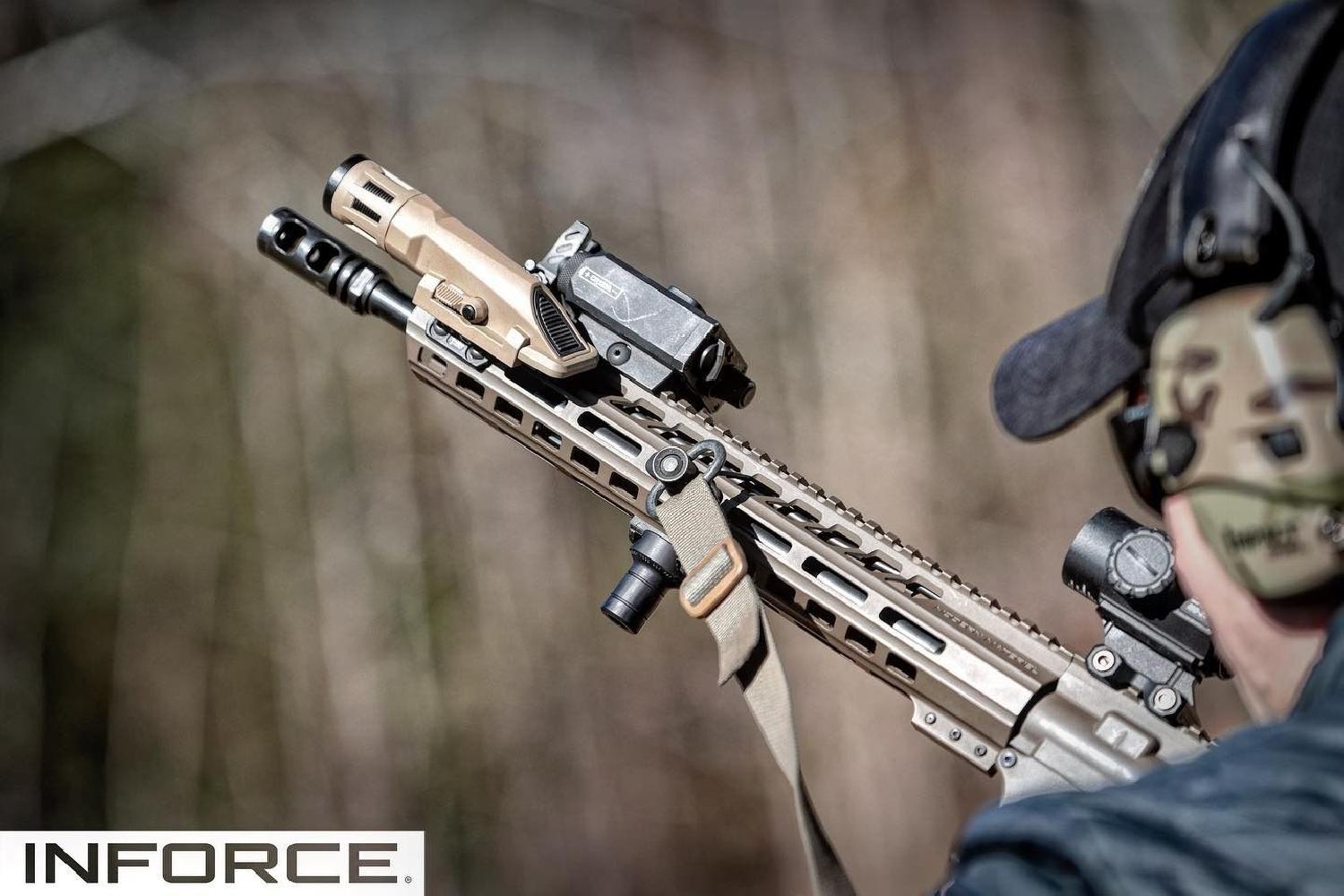 INFORCE WMLX DE Gen2 800LM Kablosuz Çöl Rengi Taktik Tüfek Feneri - Görsel 2