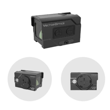 Vector Optics Frenzy Plus 1x18x20 Enclosed Sight Solar Power Multi-Reticle Red Dot Nişangah
