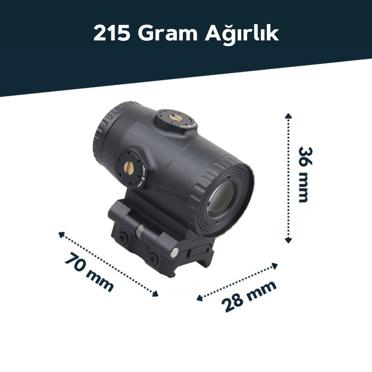 Vector Optics Paragon 3x18 Micro Magnifier Yakınlaştırıcı - Görsel 2