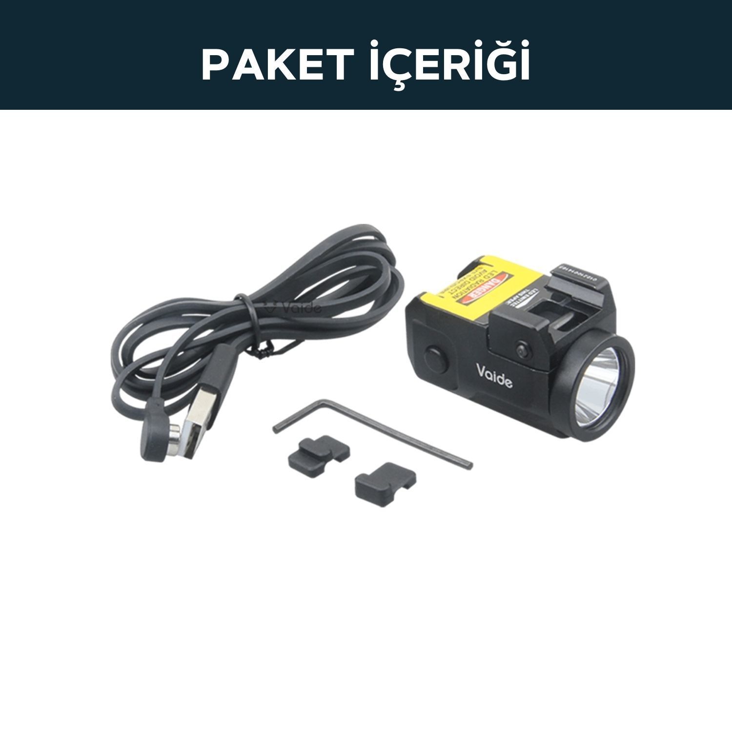 Vector Optics Vaide Scrapper Tactic Subcompact Taktik Tabanca Feneri - Görsel 3