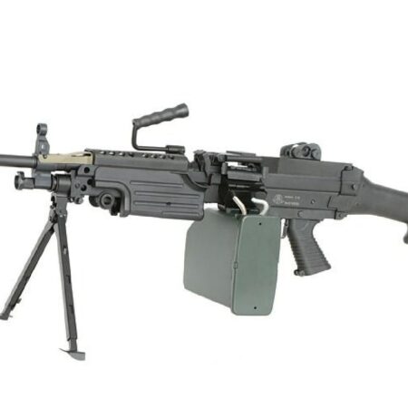 A&K FN Licensed M249 MKII Siyah Full Metal LMG AEG Airsoft Tüfek