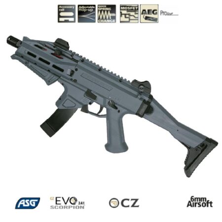 ASG CZ Scorpion EVO 3 ATEK Gri Dual Tone AEG Airsoft Tüfek