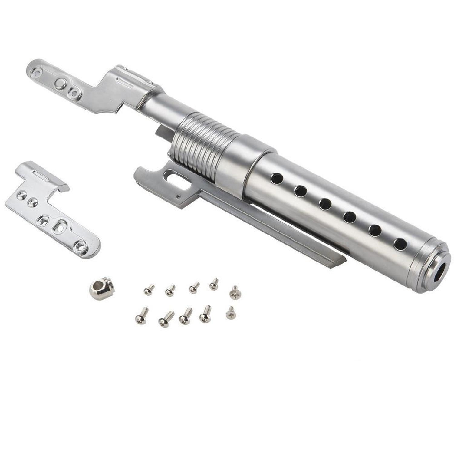 AW 6" Luger P08 Pull Barrel Gümüş & Siyah GBB Airsoft Tabanca - Görsel 4