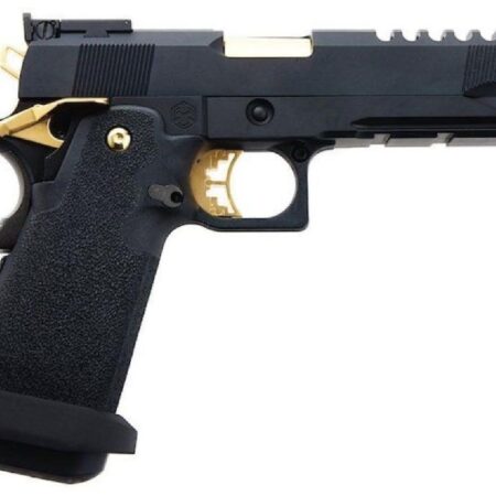 AW HX2701 5.1" Hi-Capa Slide Cut Black & Gold GBB Airsoft Tabanca