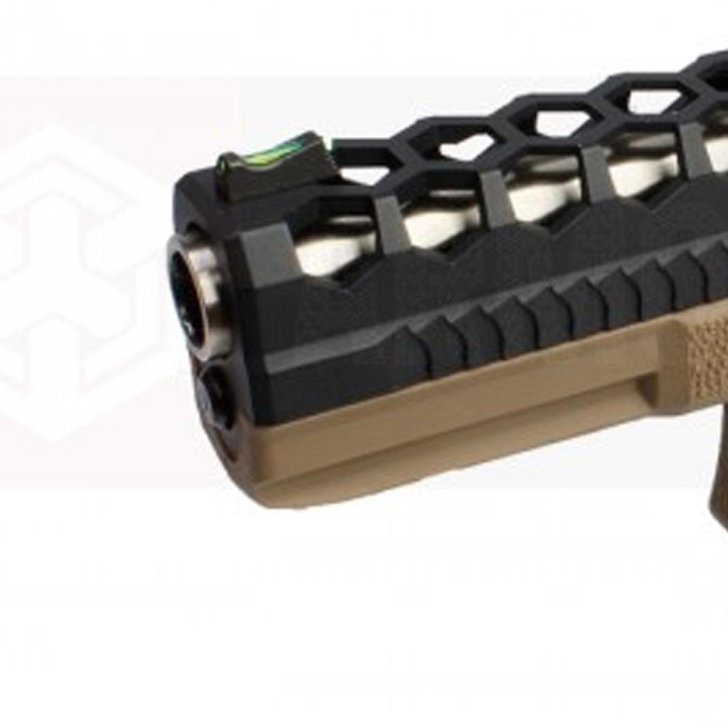 AW VX0111 Hex Cut Signature Model 1.7 Tan & Siyah GBB Airsoft Tabanca - Görsel 3