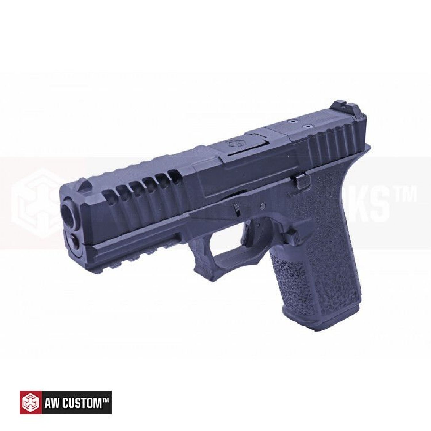 AW VX7110 Glock 17 ZEV MOS Siyah GBB Airsoft Tabanca - Görsel 2
