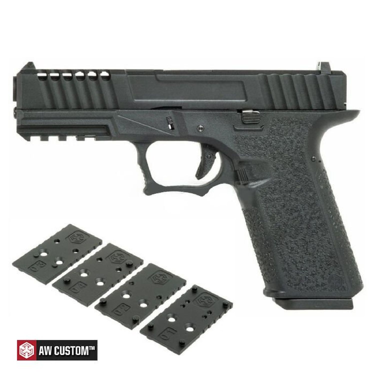 AW VX7110 Glock 17 ZEV MOS Siyah GBB Airsoft Tabanca - Görsel 5