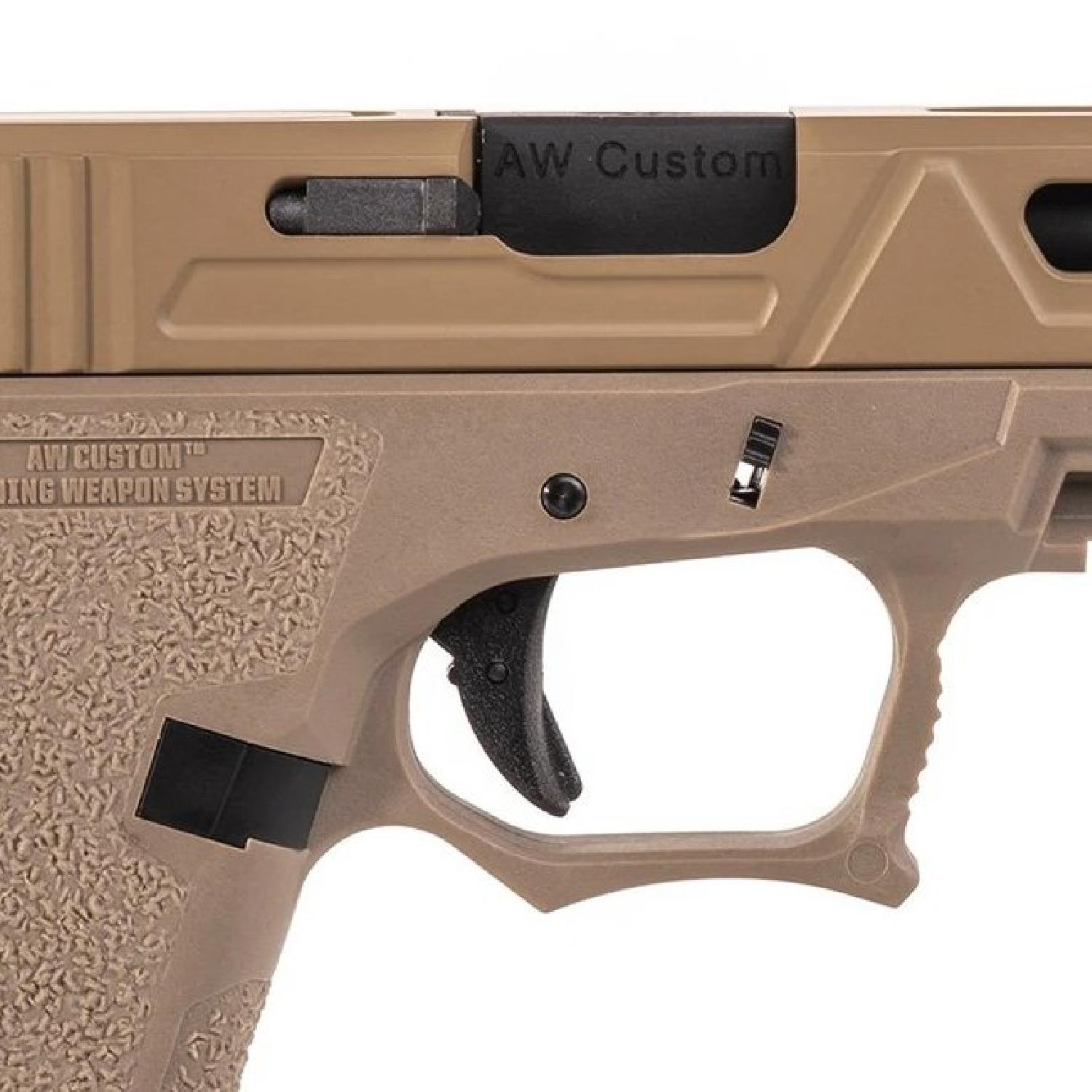 AW VX9301 Glock 19 Agency Tan GBB Airsoft Tabanca - Görsel 3