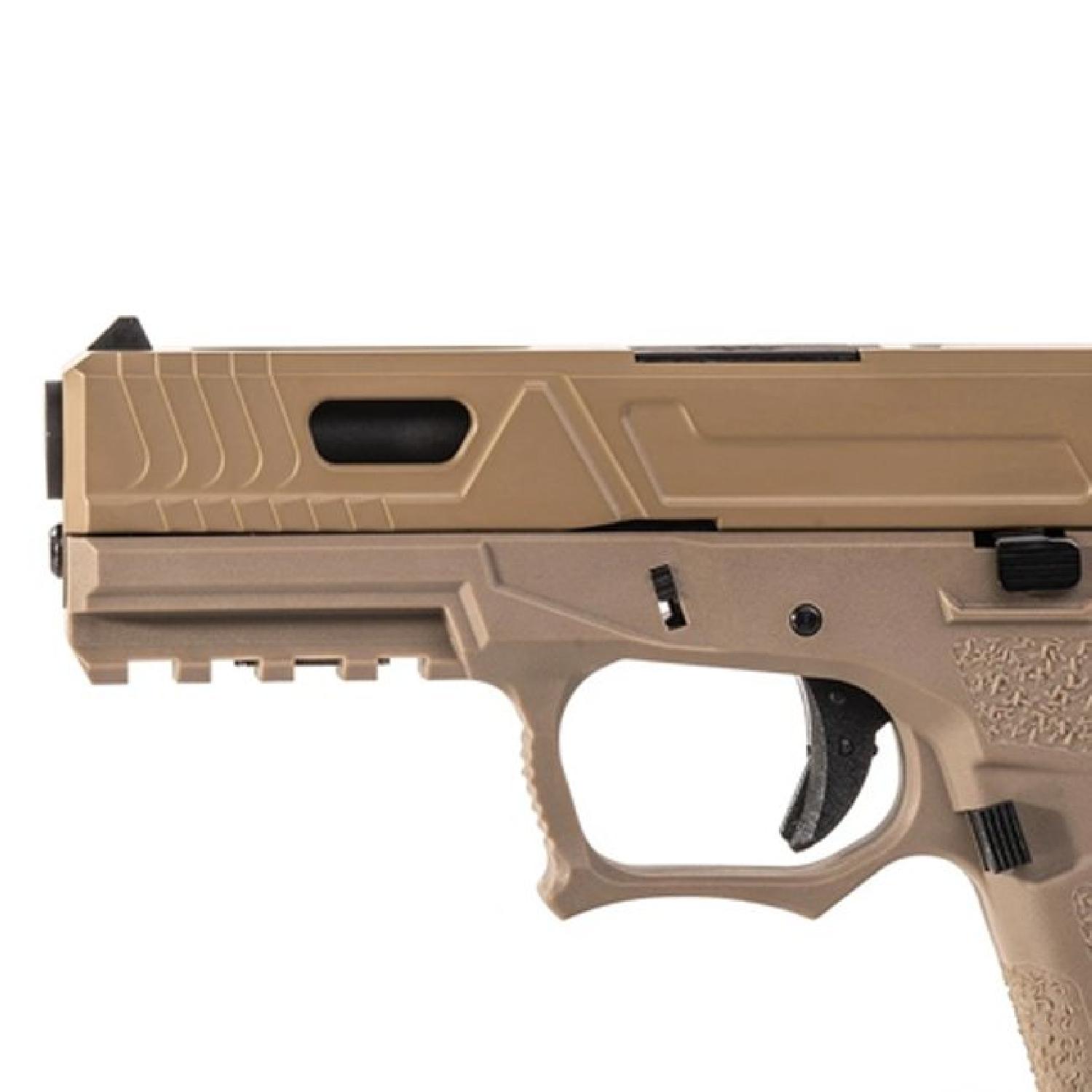 AW VX9301 Glock 19 Agency Tan GBB Airsoft Tabanca - Görsel 6