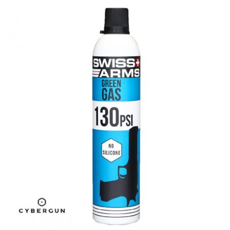 CYBERGUN Swiss Arms 760ml Silikonsuz Airsoft Green Gas