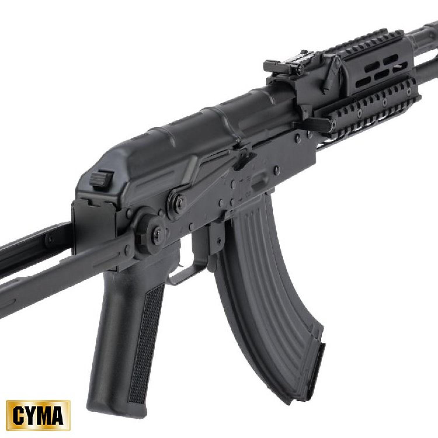 CYMA AKS-47 Full Metal Katlanır Çelik Dipçikli AEG Airsoft Tüfek - Görsel 4