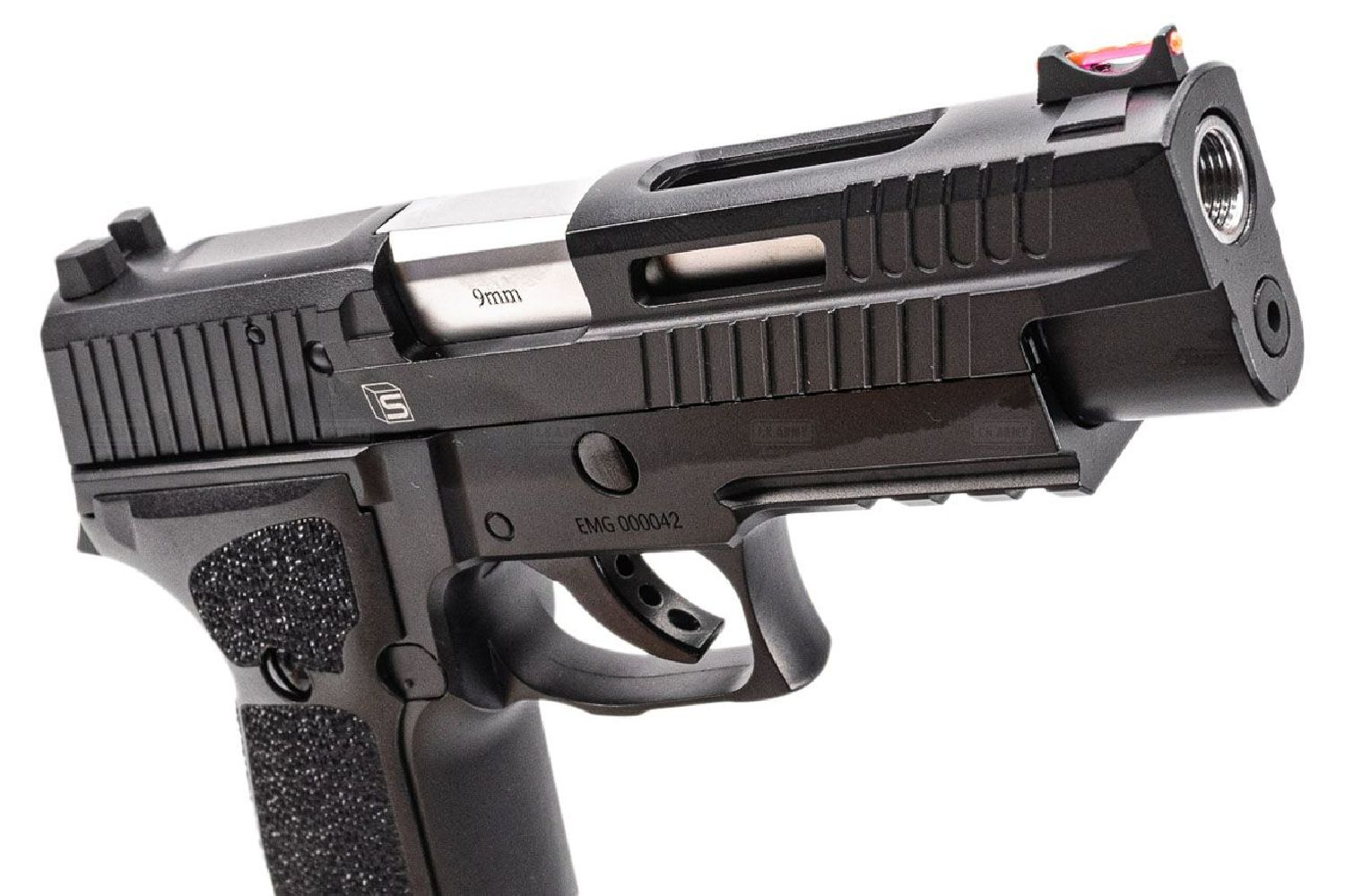 EMG Helios Salient Arms International Lisanslı SIG P226 Siyah CO2 Blowback Airsoft Tabanca - Görsel 6
