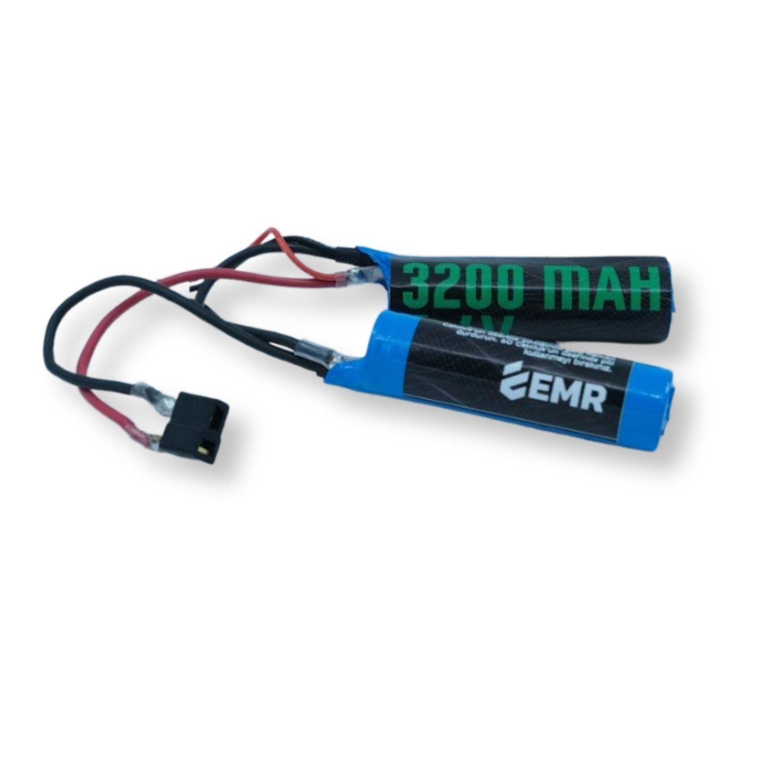EMR Airsoft Lityum Iyon Pil 7.4v 3500mAh 2 Yaprak T-Plug