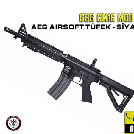 G&G CM16 MOD0 Siyah AEG Airsoft Tüfek