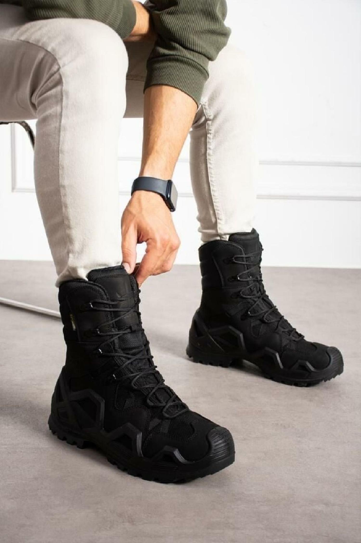 Single Sword SS603 Su Geçirmez Siyah Taktik Askeri Bot - Görsel 3