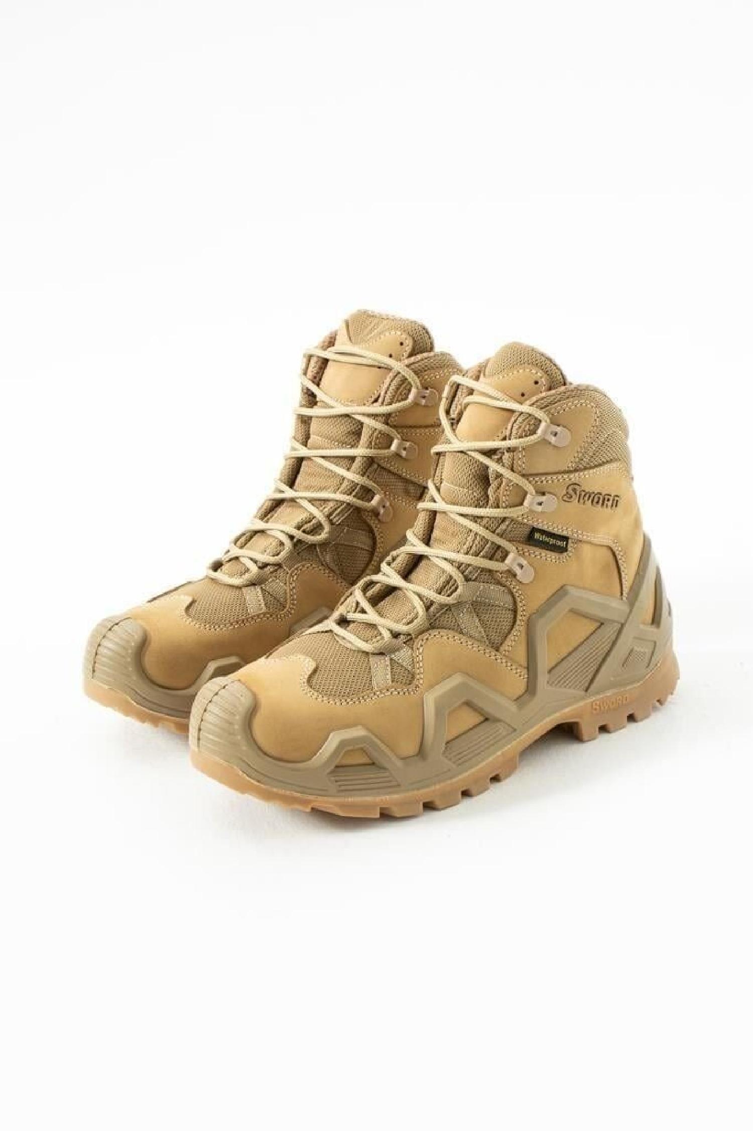 Single Sword SS611 Su Geçirmez Bej Taktik Askeri Bot