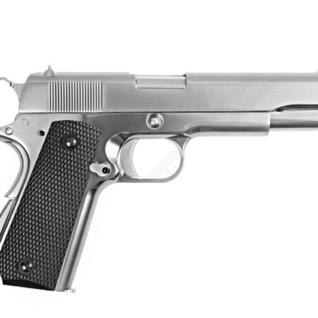 WE COLT 1911 Silver Klasik Siyah Kabza GBB Airsoft Tabanca