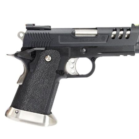 WE COLT Hi-Capa 3.8" DEI Silver Full Auto GBB Airsoft Tabanca