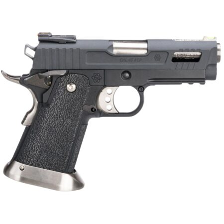 WE Hi-Capa 3.8" Velociraptor Siyah Full Auto GBB Airsoft Tabanca