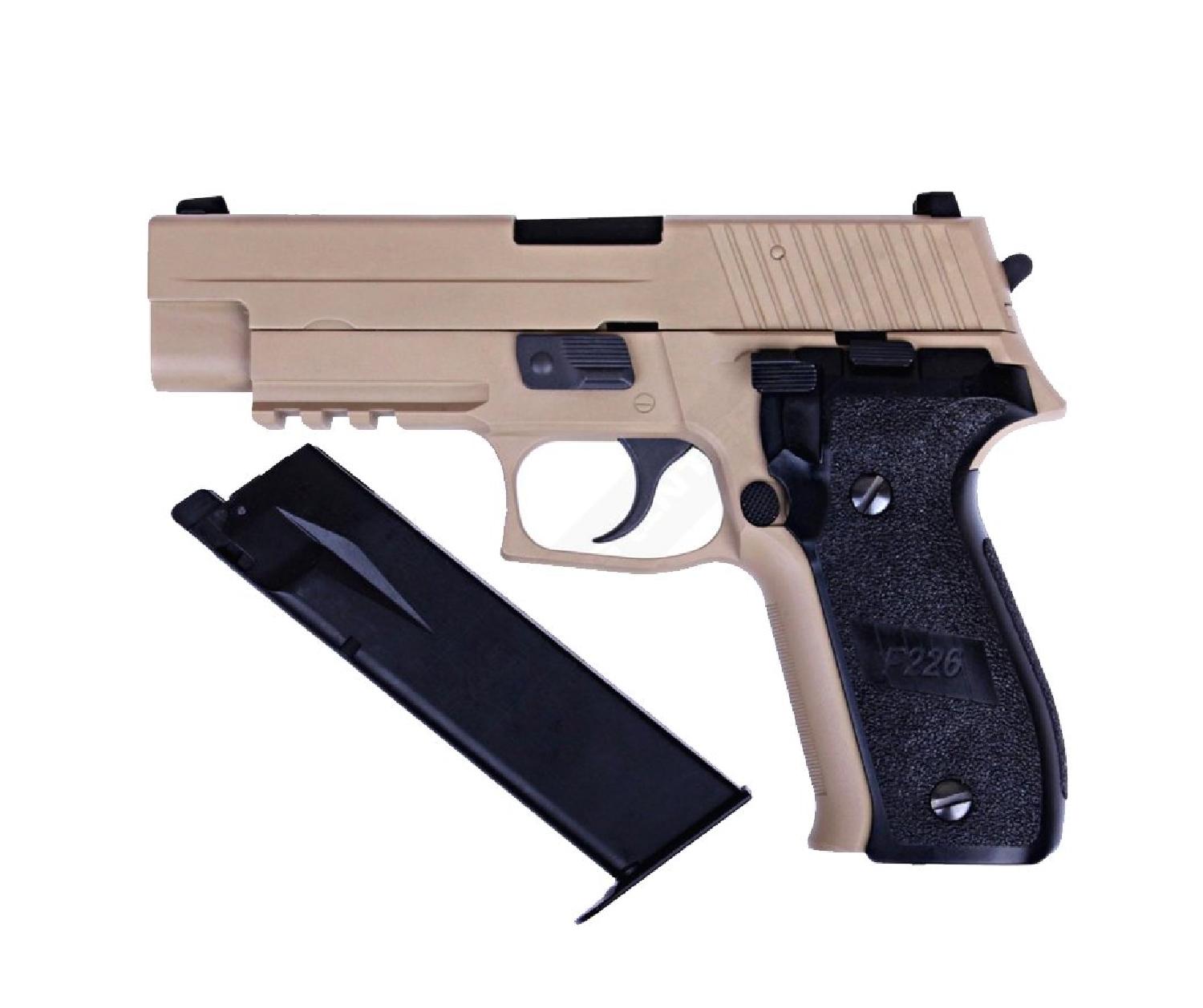 WE MK25 F226 Tan GBB Airsoft Tabanca - Görsel 3