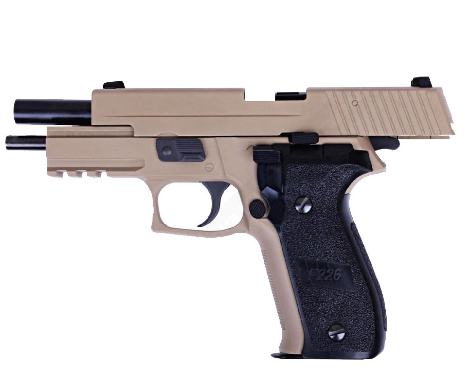 WE MK25 F226 Tan GBB Airsoft Tabanca - Görsel 4