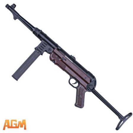 AGM MP-007 MP40 SMG Siyah & Ağaç AEG Airsoft Tüfek