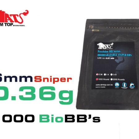 AIMTOP 0.36g Airsoft BB 1000adet