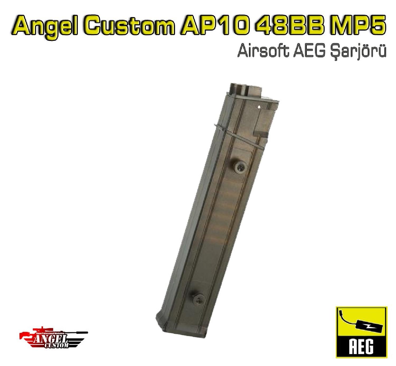 Angel Custom AP10 48BB MP5 AEG Airsoft Tüfek Şarjörü