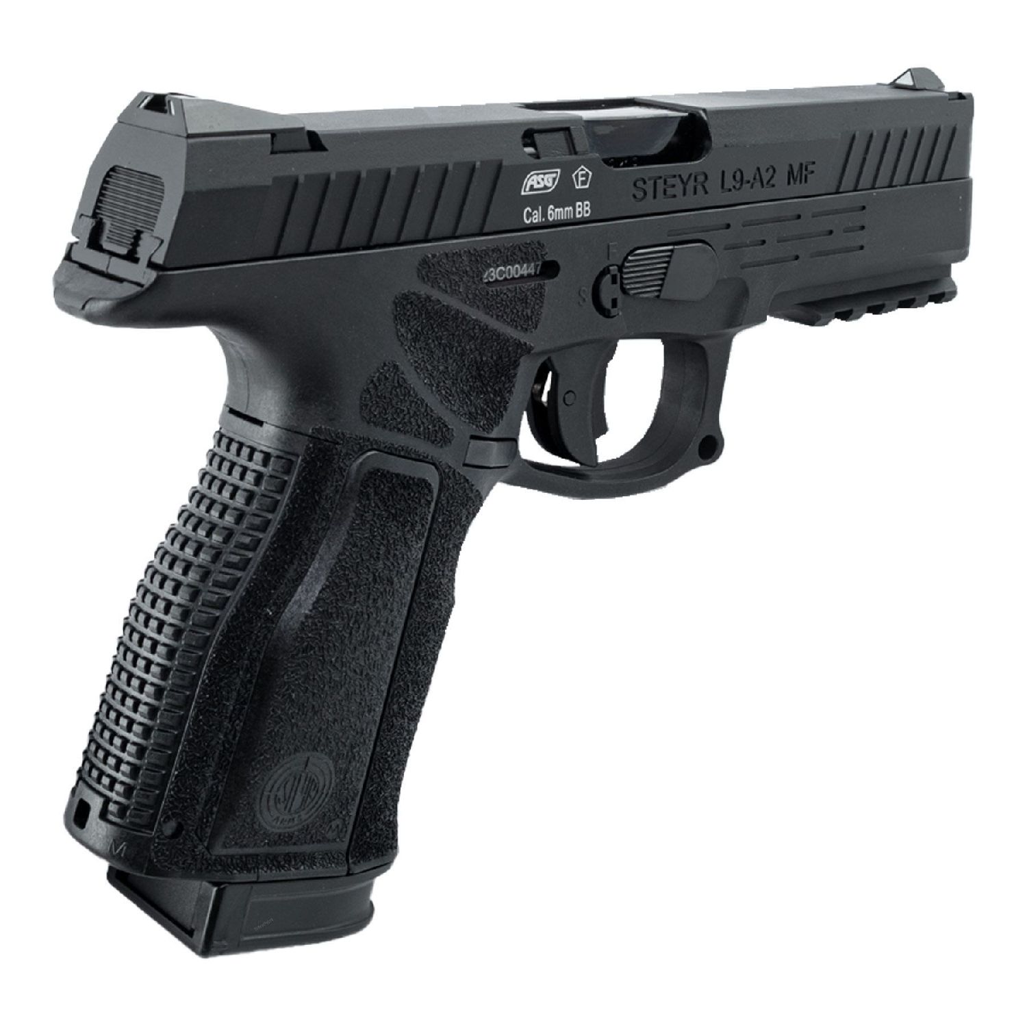 ASG STEYR L9-A2 Siyah CO2 Blowback Airsoft Tabanca - Görsel 4