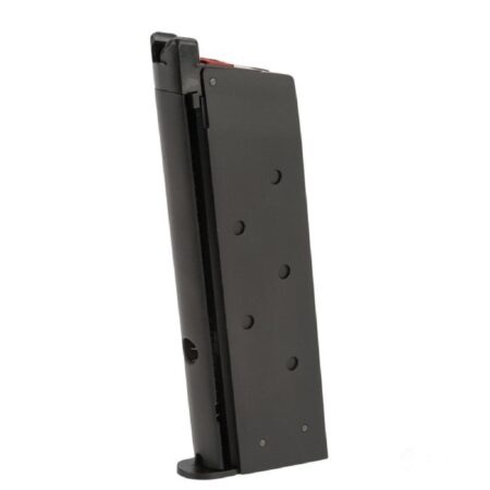 AW COLT 1911 Compact Tek Sıra Kısa Tip Siyah GAS Airsoft Tabanca Şarjörü