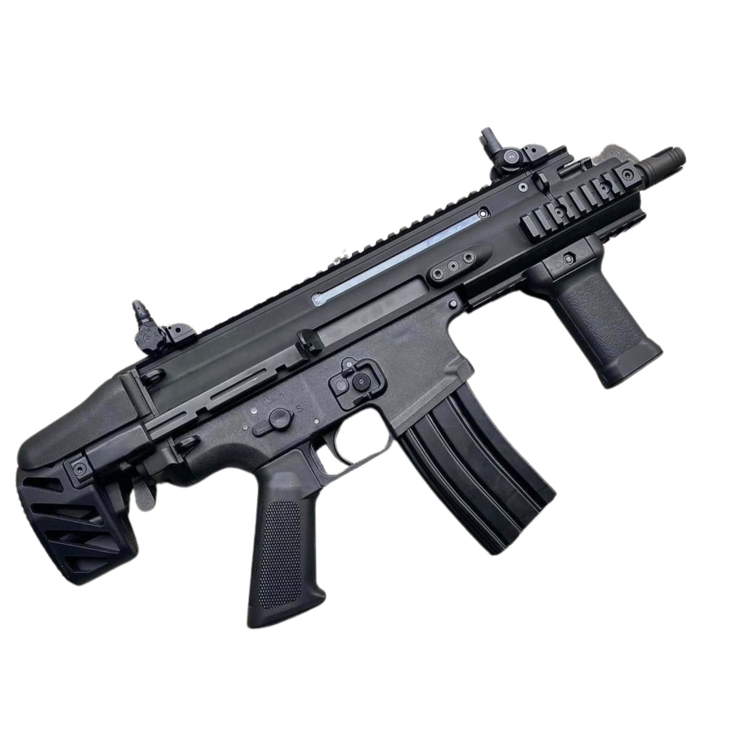 BOLT FN Herstal Licensed SCAR-SC Compact PDW B.R.S.S. Siyah AEG Airsoft Tüfek