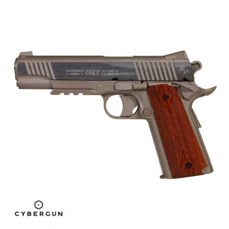 CYBERGUN Colt 1911 Rail Gun Gümüş CO2 NBB Airsoft Tabanca