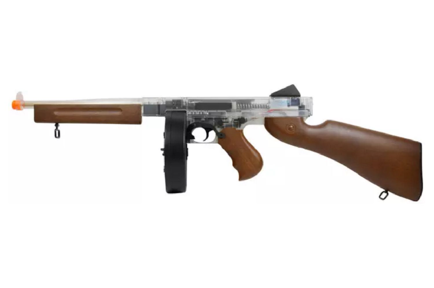 CYBERGUN Thompson M4A1 Drum Şarjör Cam Kasa AEG Airsoft Tüfek - Görsel 2