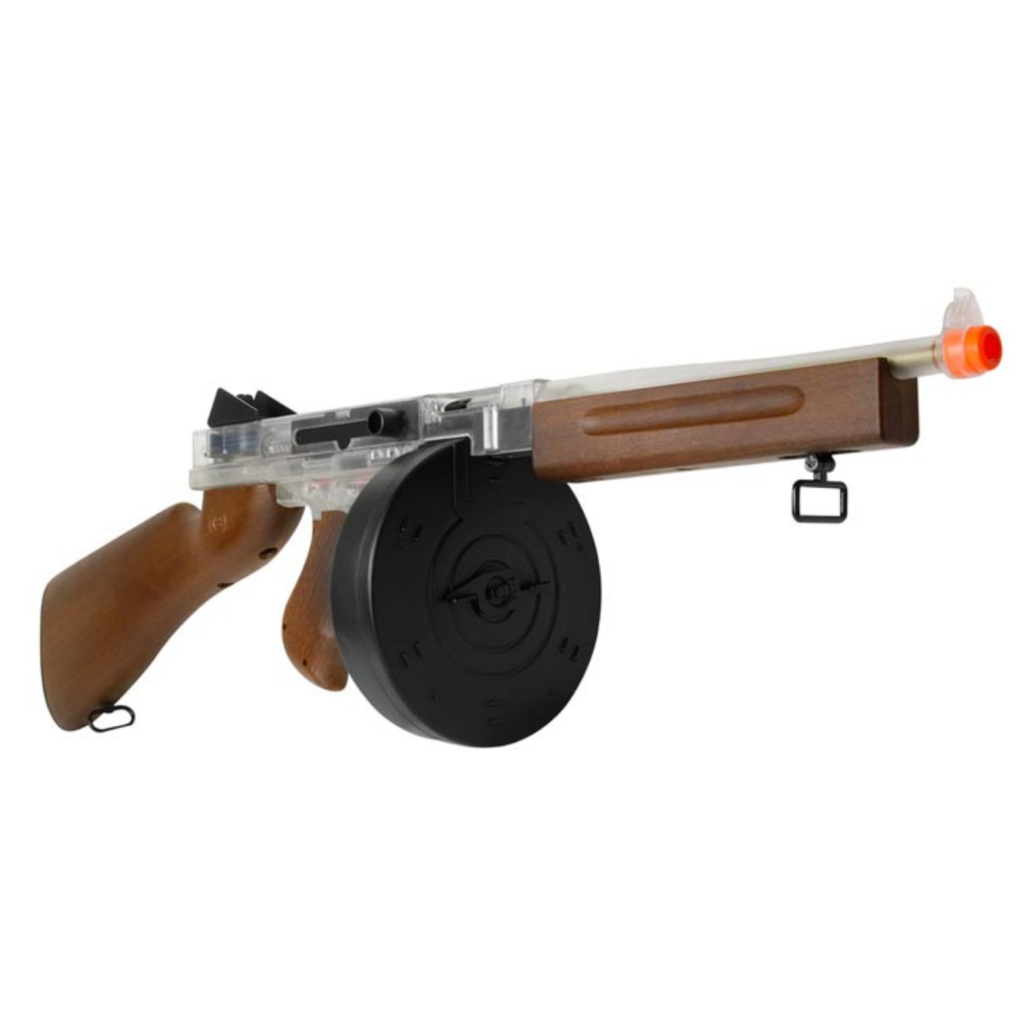 CYBERGUN Thompson M4A1 Drum Şarjör Cam Kasa AEG Airsoft Tüfek - Görsel 3