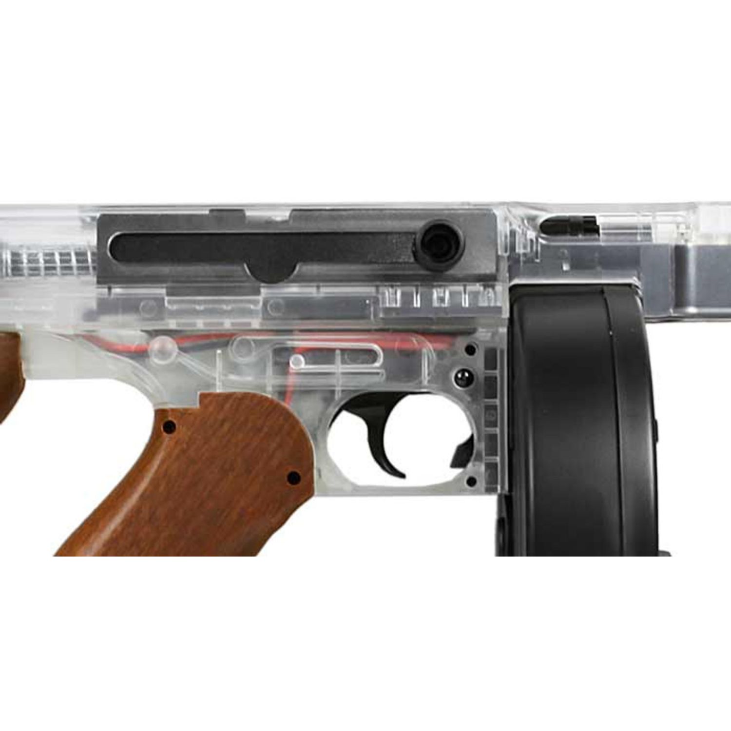 CYBERGUN Thompson M4A1 Drum Şarjör Cam Kasa AEG Airsoft Tüfek - Görsel 5