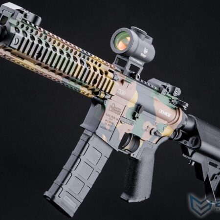 EMG CYMA Daniel Defense Lisanslı DDMK18 Platinum QBS Woodland AEG Airsoft Tüfek