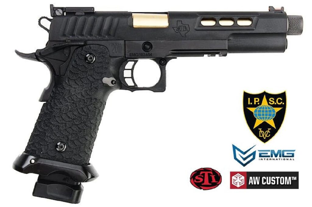 EMG STI DVC 3-GUN 2011 Hi-Capa 5.1 GBB Airsoft Tabanca - ISG Airsoft
