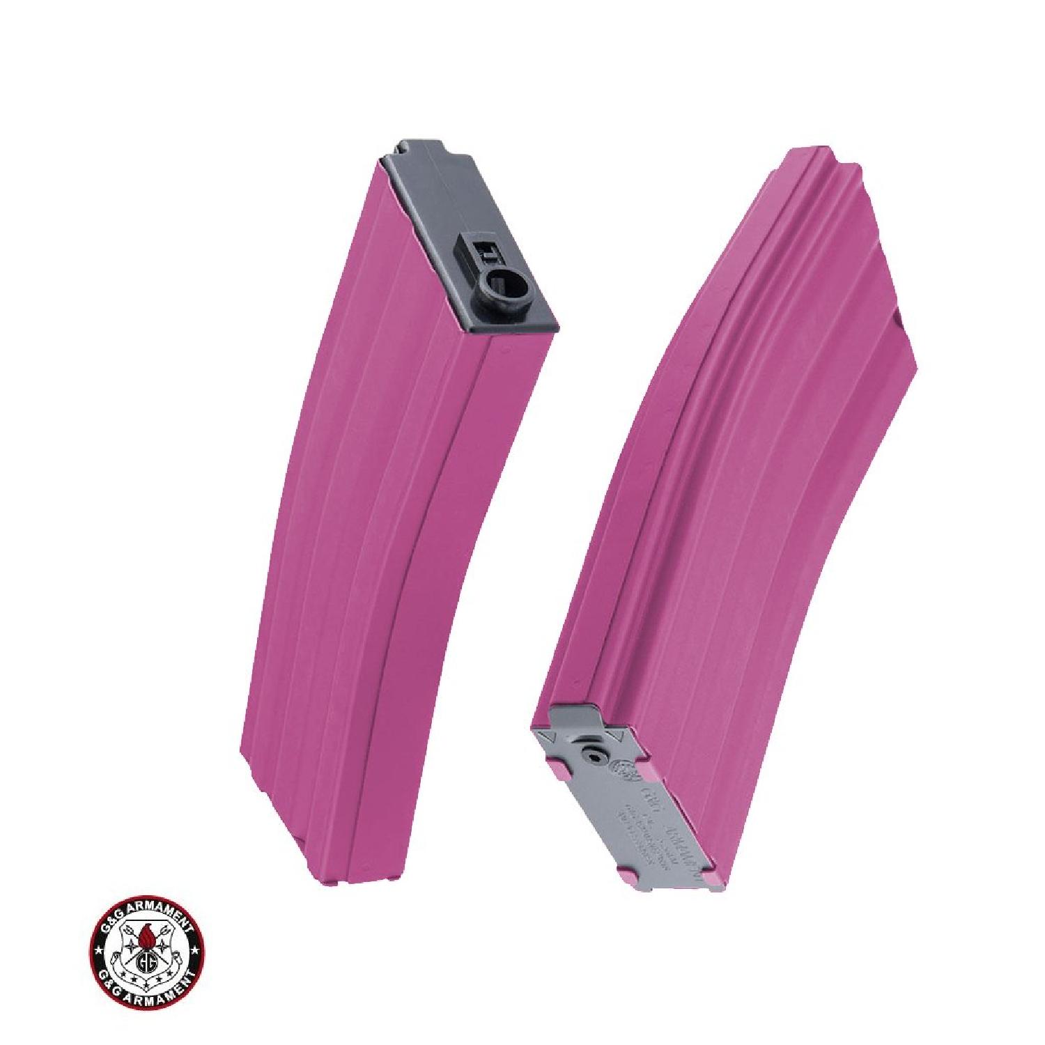 G&G GR16 M4/AR15 Platform 30BB Low-Cap Pembe AEG Airsoft Tüfek Şarjörü - Görsel 2