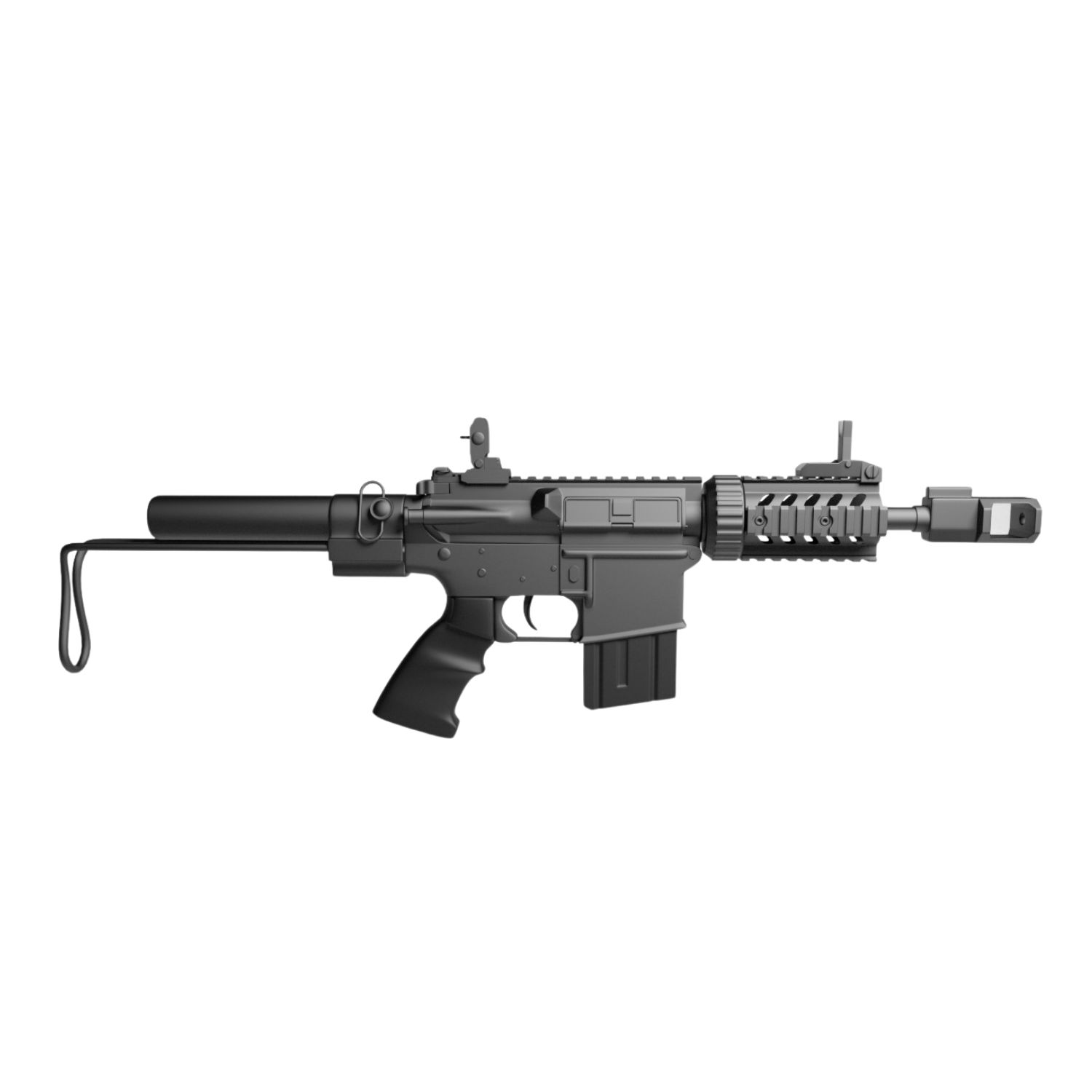 JG M4 Tank CQB AEG Airsoft Tüfek - Görsel 2