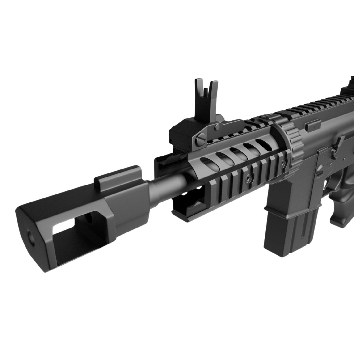 JG M4 Tank CQB AEG Airsoft Tüfek - Görsel 3