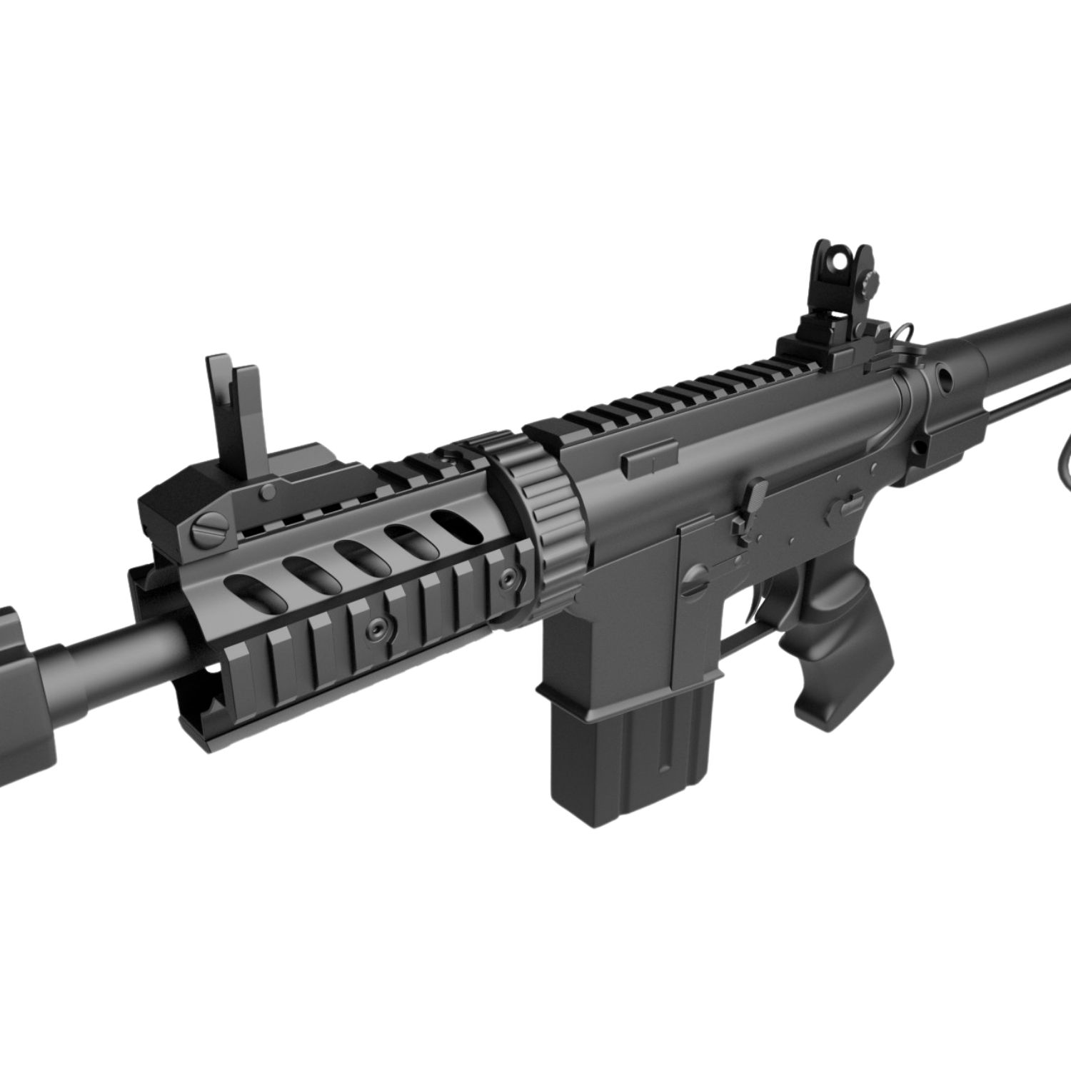 JG M4 Tank CQB AEG Airsoft Tüfek - Görsel 4